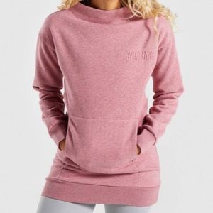Gymshark So Soft Sweater, Dusky Pink Marl